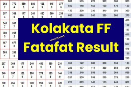 Kolkata Fatafat Result Kolkata