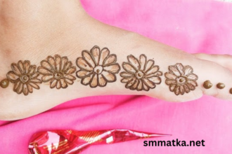 Flower8eyhixwj9cm= Foot Mehndi Design